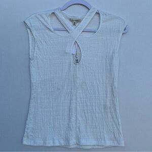 Max Studio Women withe  Sleeveless Top XS | 2706S73